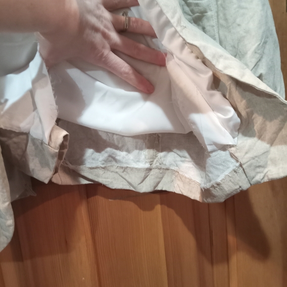 Metropolitan View 100% linen off white blazer size M - Picture 6 of 6